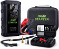 Heavy-Duty Portable 4-in-1 Emergency Car Jump Starter, Tyre Inflator, Power Bank & Flashlight