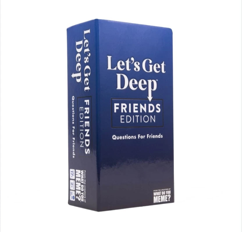 Let's Get Deep - Friends Edition - Party Conversations and Questions Card Game for Friends