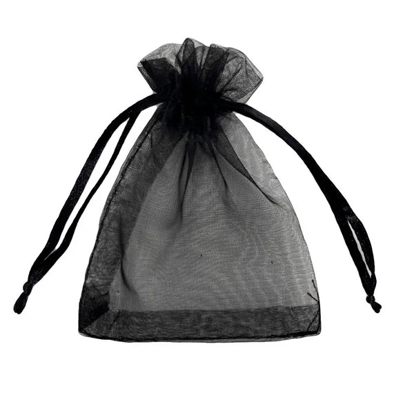 9cm X 12cm Organza Bags - Gifting & Jewellery Drawstring Bags