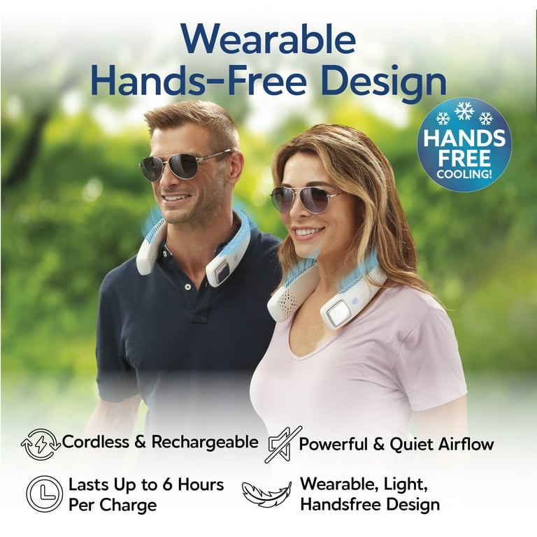 Arctic Air - Wearable Air Cooler & Purifier - Rechargeable Neck Cooler