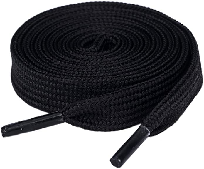 1 Pair Premium Plain Flat Shoe Laces 110cm