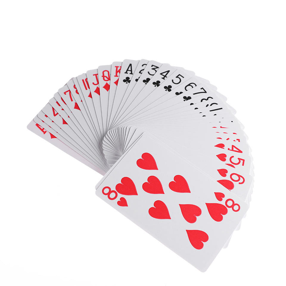 Playing Cards - Plastic Coated High Quality - 1 Pack Standard Size Full Deck