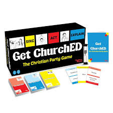 Get Churched Card Game - Sing, Act, Explain - Fun Interactive Christian Games
